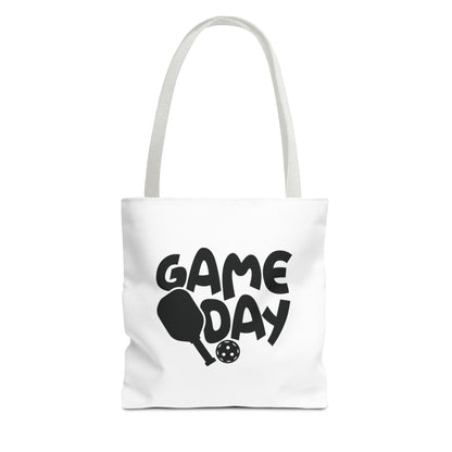 Pickleball Cute Tote Bag - Game Day White