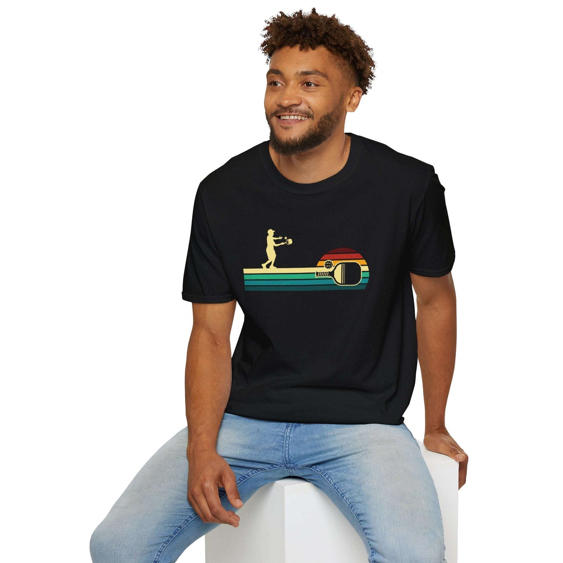 Men's Funny Pickleball T-Shirt - Pickleball Retro