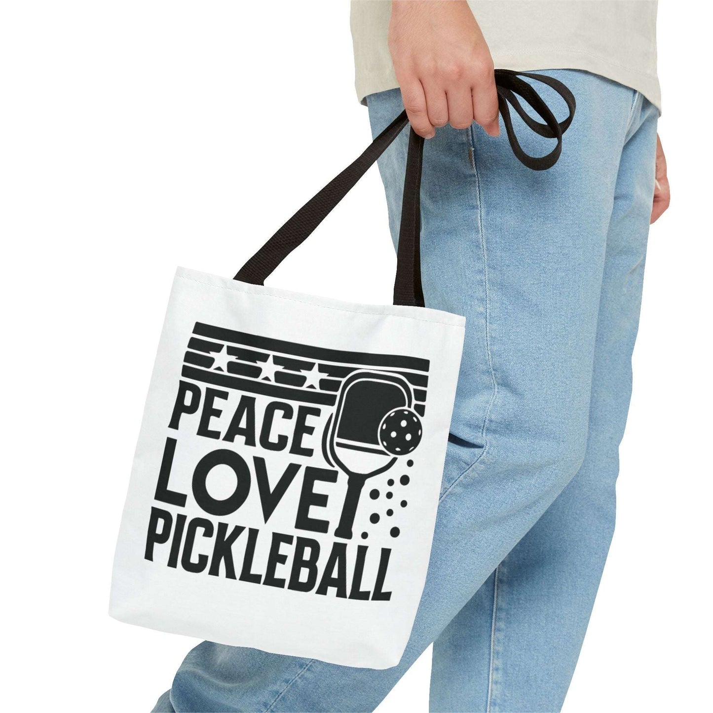 Pickleball Bold Tote Bag - Peace Love Pickleball
