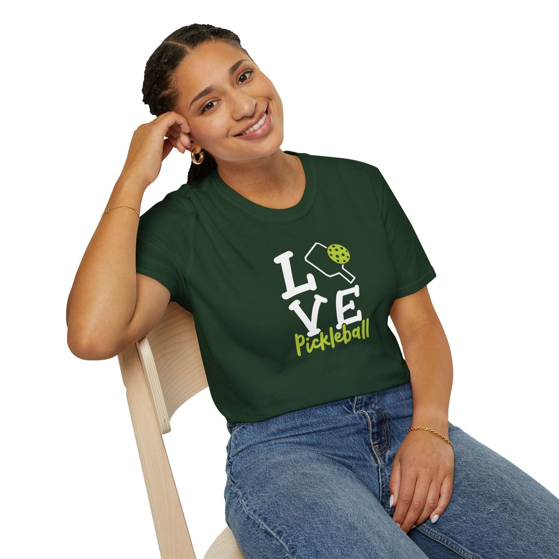 Women's Soft Pickleball T-shirt - Love Pickleball
