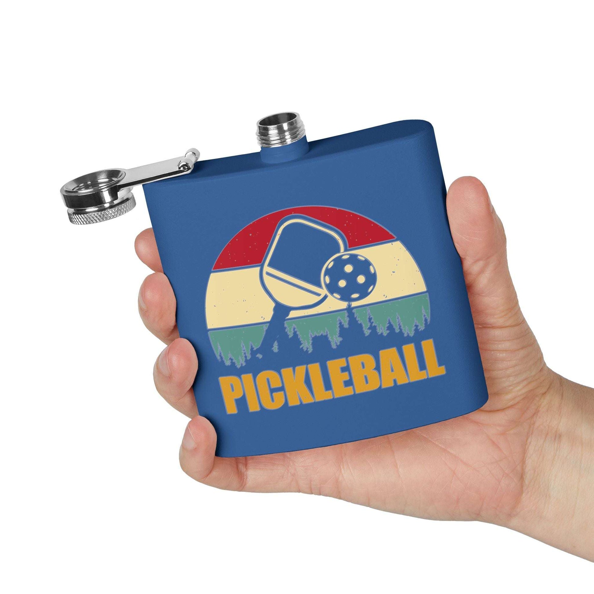 Pickleball Stylish Flask - Pickleball Retro