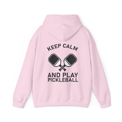 Women's Funny Pickleball Hoodie - Keep Calm And Play Pickleball
