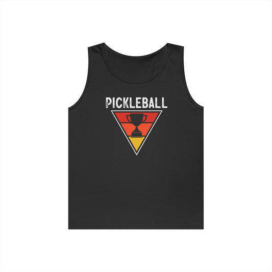 Women's Cool Pickleball Tank Top - Pickleball Trophy Black