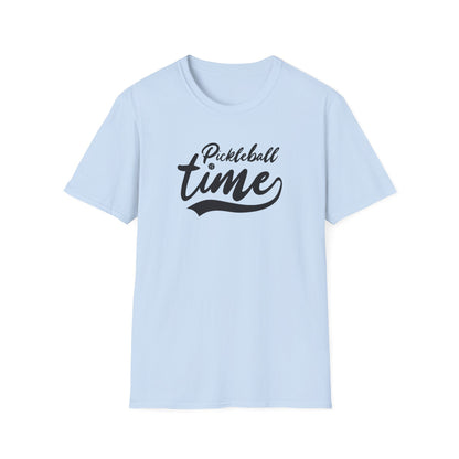Women's Sporty Pickleball T-shirt - Pickleball Time Blue