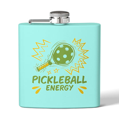 Pickleball Energetic Flask - Pickleball Energy Teal