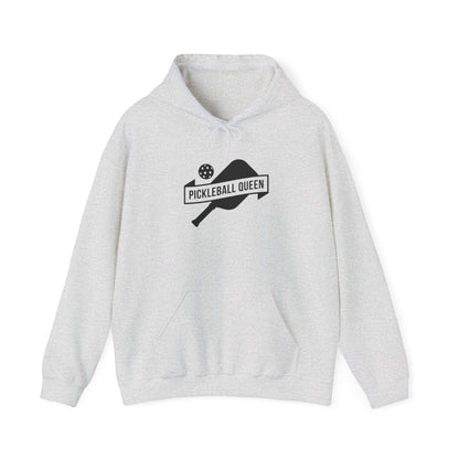 Women's Durable Pickleball Hoodie - Pickleball Queen Grey
