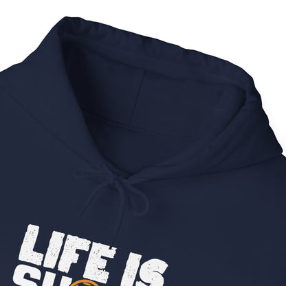 Women's Quirky Pickleball Hoodie - Life Is Short Play Pickleball