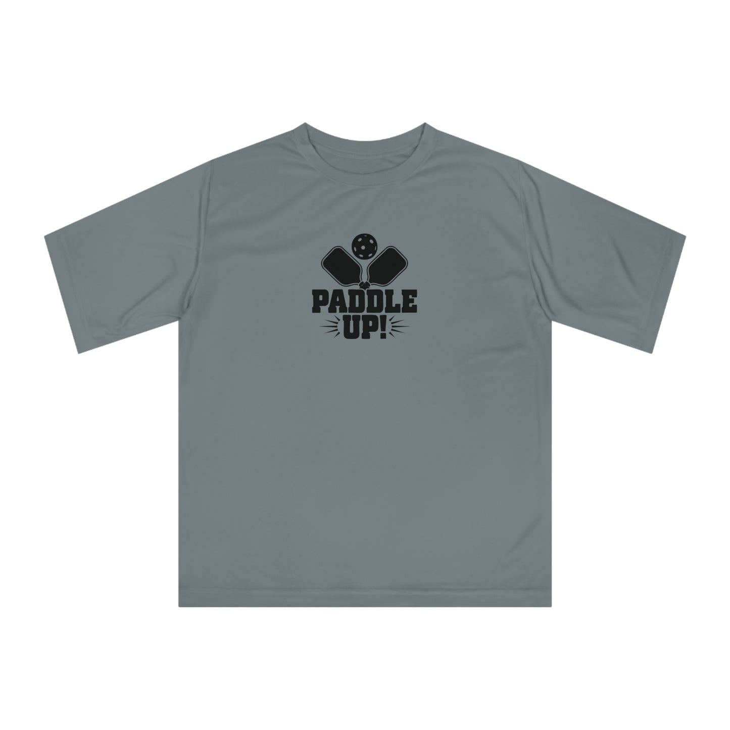 Men's Durable Pickleball T-shirt - Paddle Up Gray