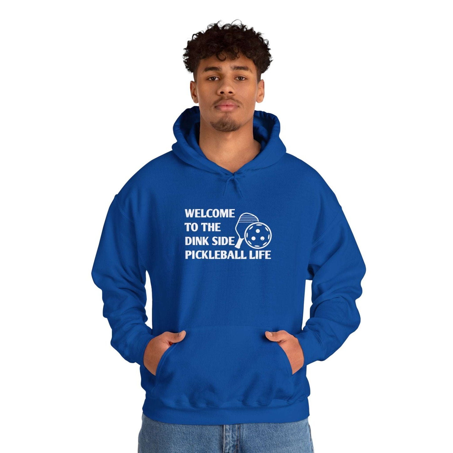 Men's Pickleball Hoodie - Welcome to the Dink Side Pickleball Life