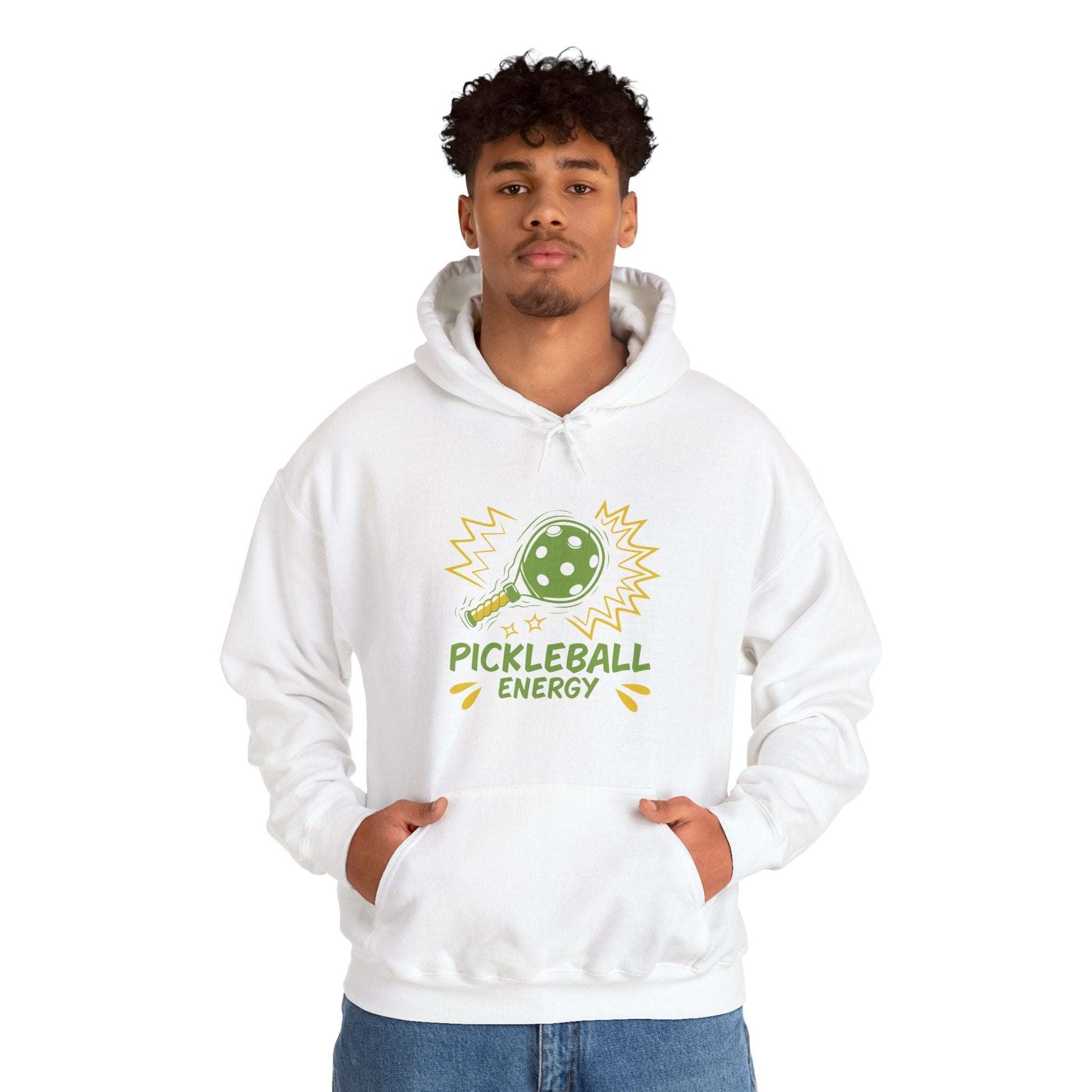 Men's Durable Pickleball Hoodie - Pickleball Energy