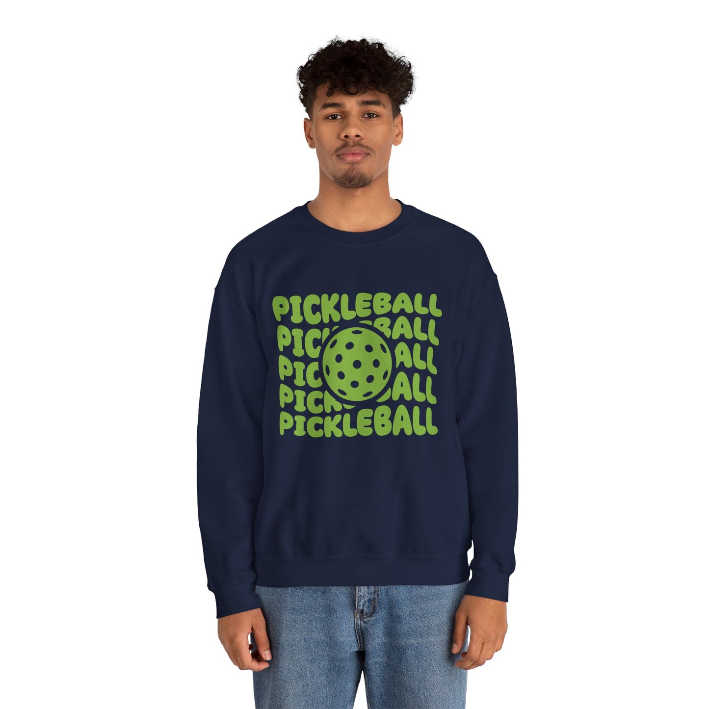 Men's Fun Pickleball Sweatshirt - Pickleball Pop
