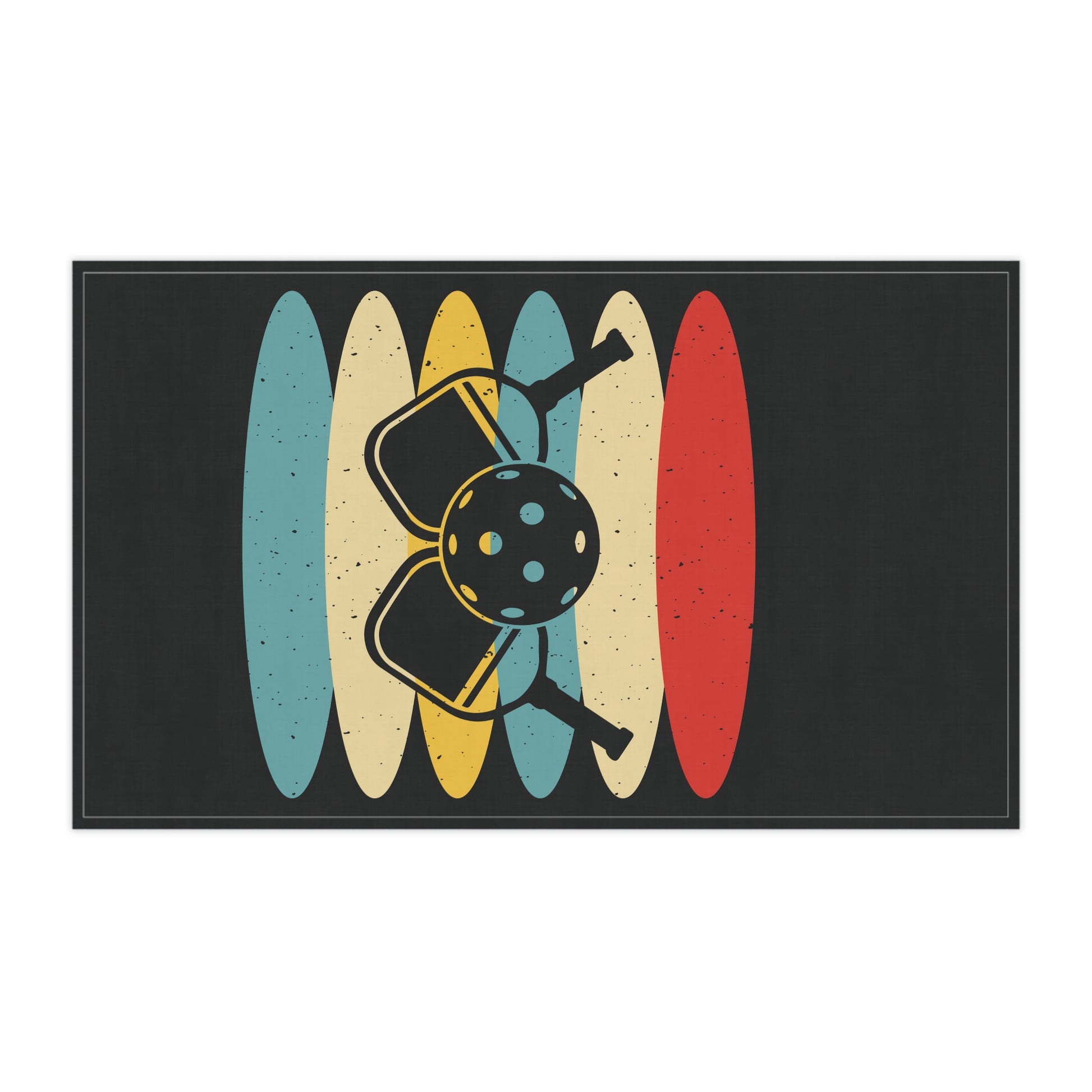Pickleball Durable Tea Towel - Pickleball Retro