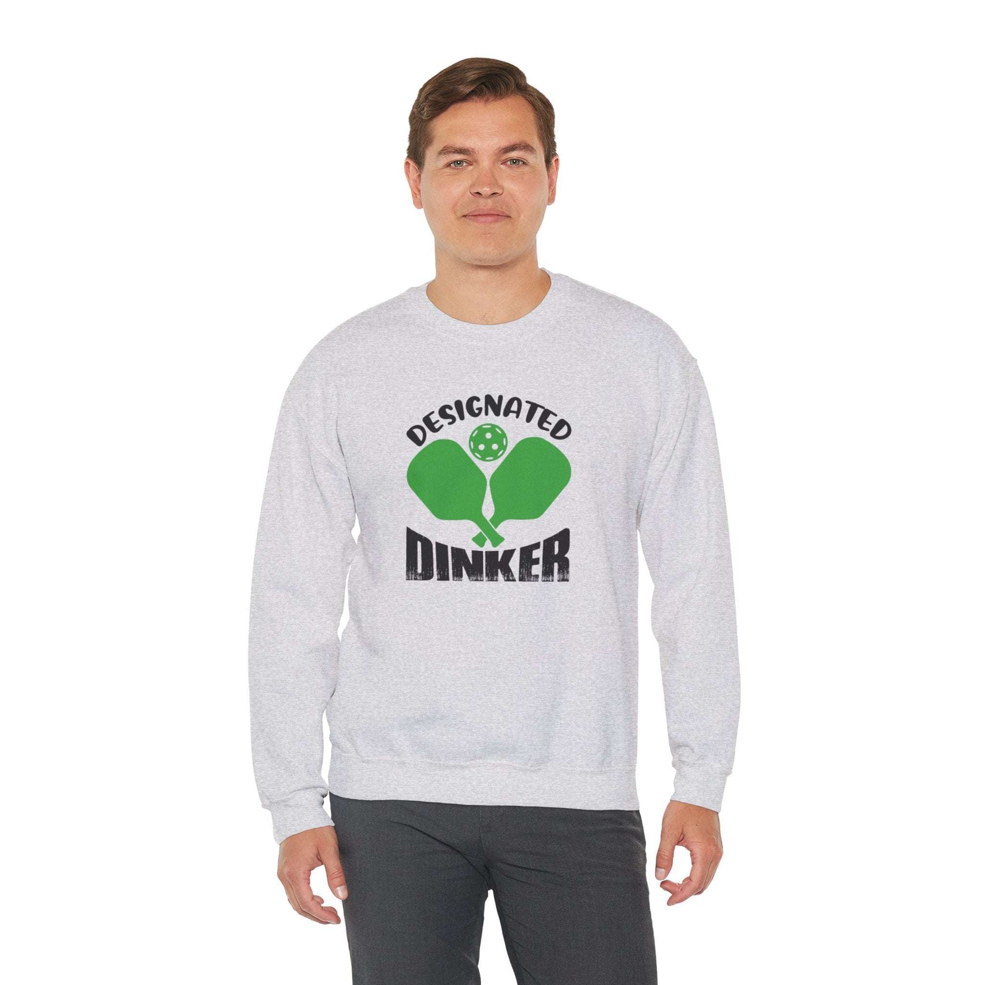 Men's Comfy Pickleball Sweatshirt - Designated Dinker