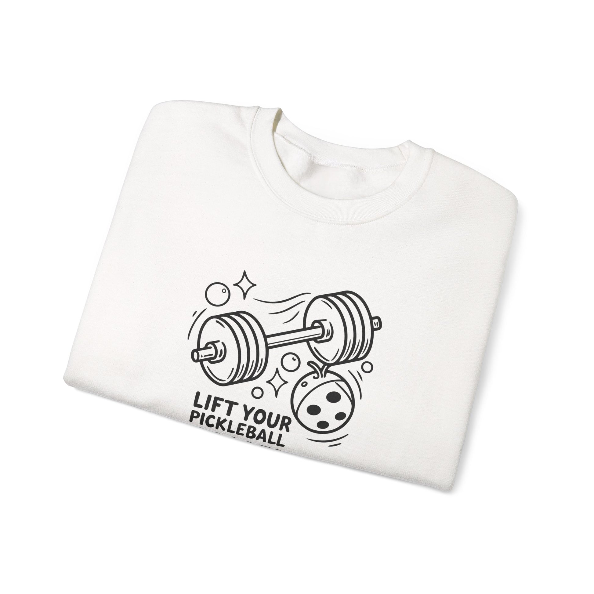 Men's Energetic Pickleball Sweatshirt - Lift Your Pickleball Game