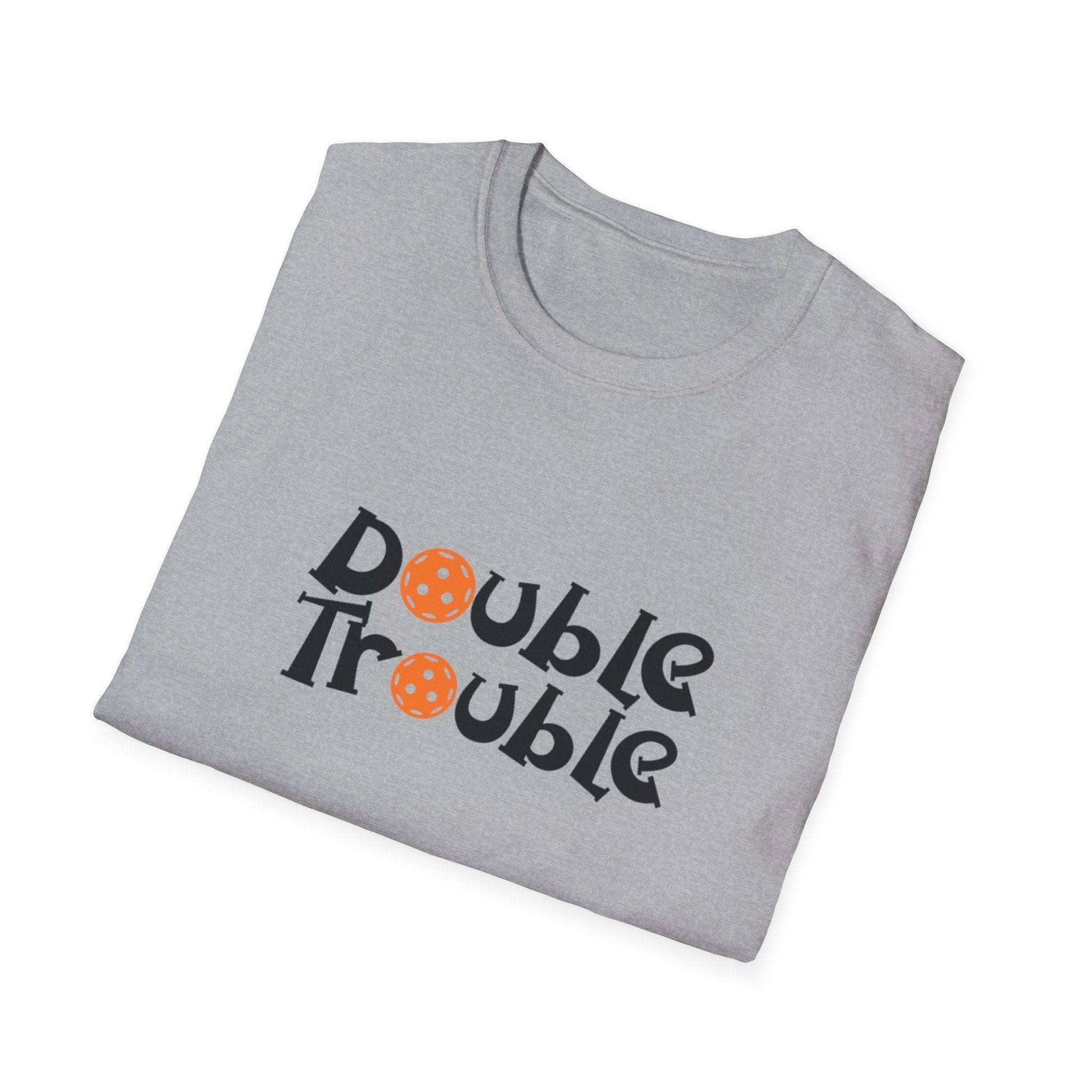 Women's Funny Pickleball T-shirt - Double Trouble