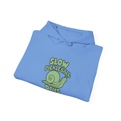 Men's Comfy Pickleball Hoodie - Slow Pickleball Days