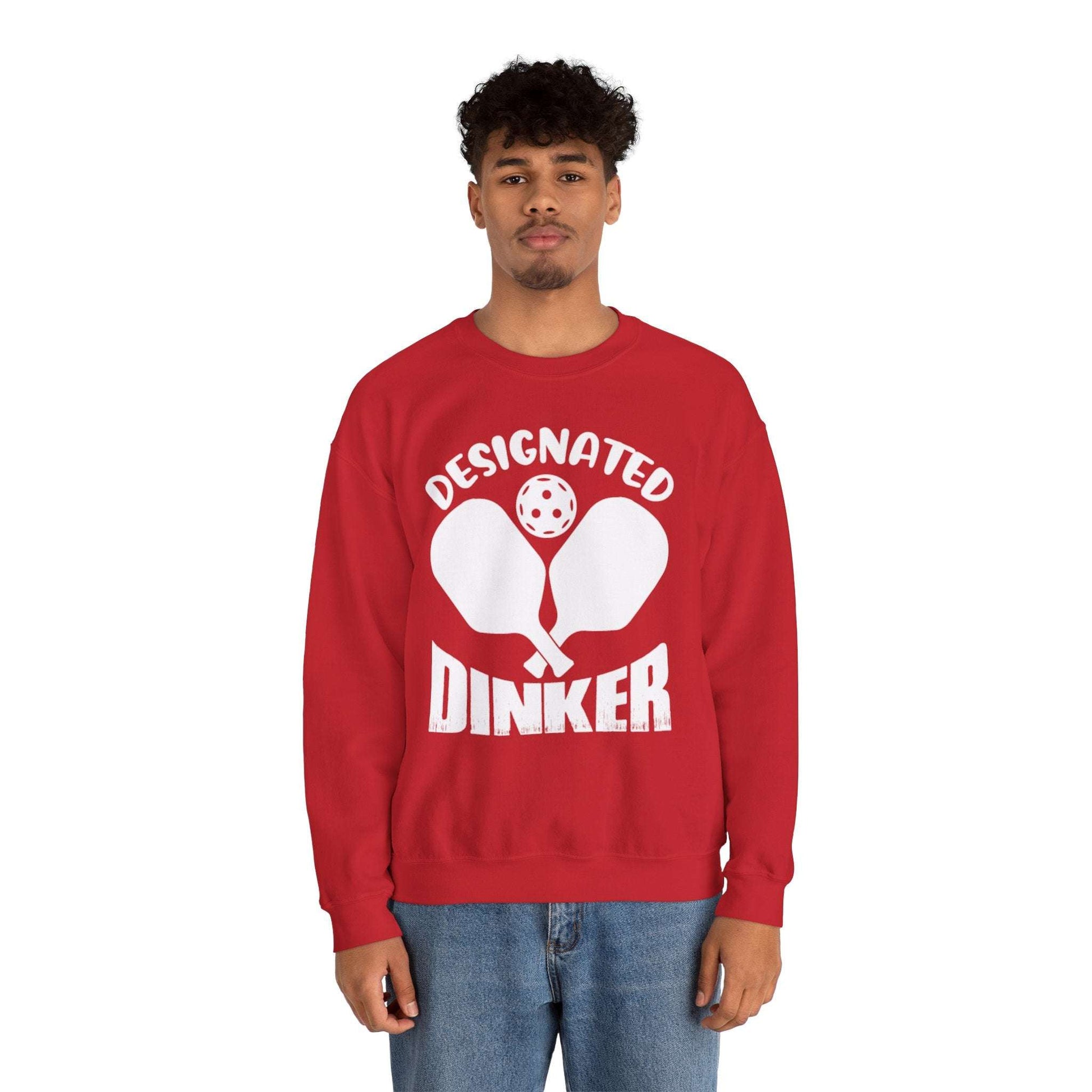 Men's Unique Pickleball Sweatshirt - Designated Dinker