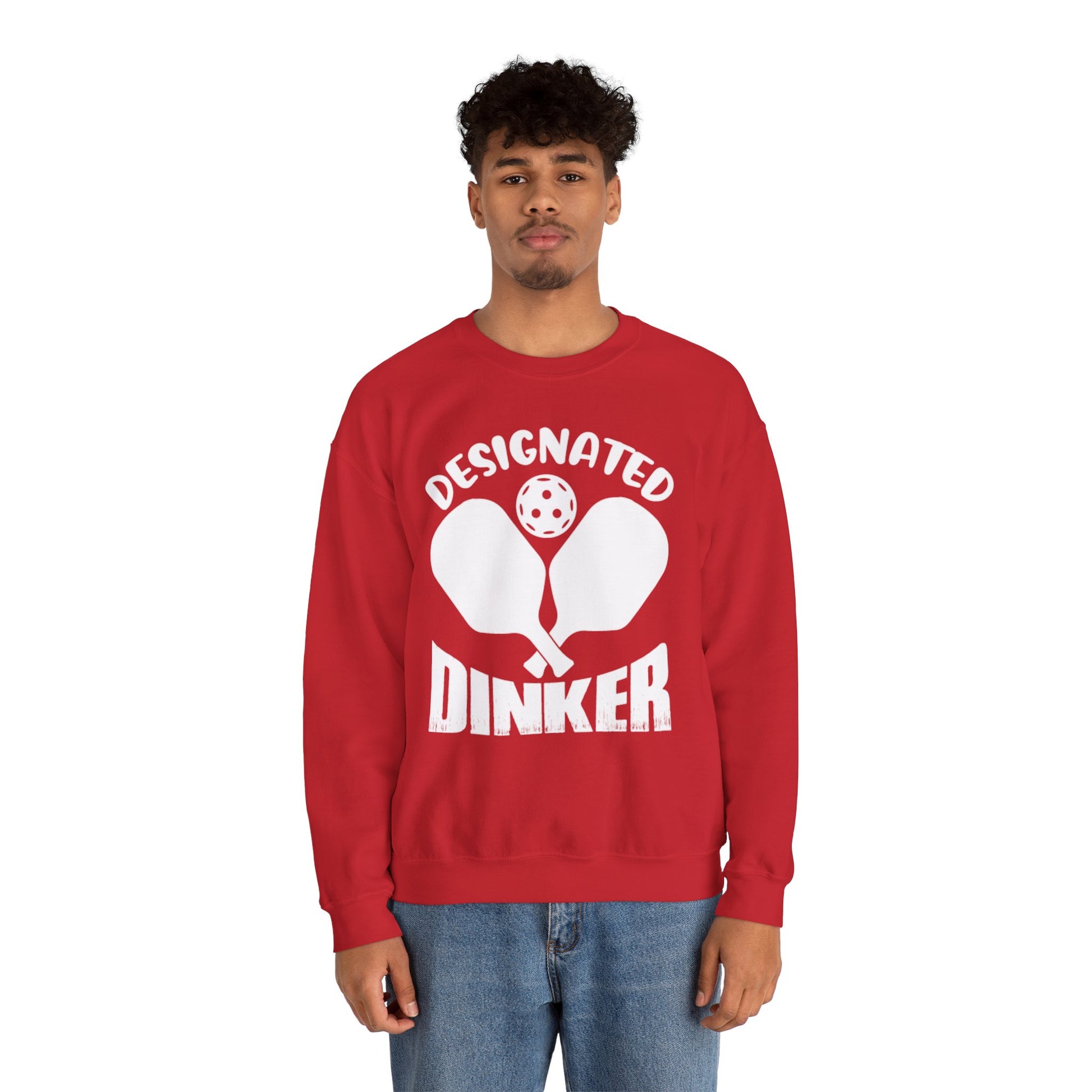 Men's Unique Pickleball Sweatshirt - Designated Dinker