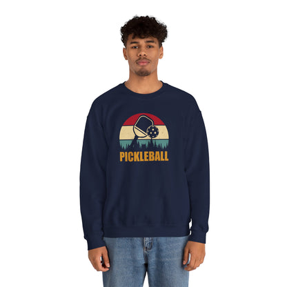 Men's Comfy Pickleball Sweatshirt - Pickleball Retro