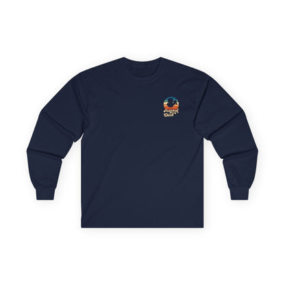 Women's Durable Pickleball Long Sleeves top - Crazy Pickleball Girl Navy