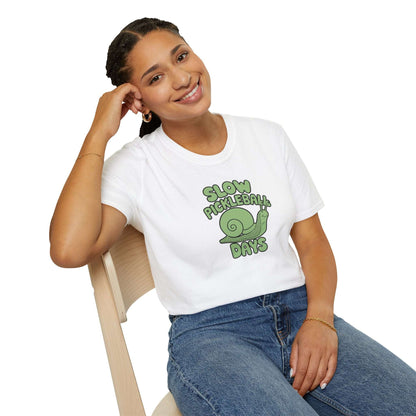 Women's Fun Pickleball T-shirt - Slow Pickleball Days