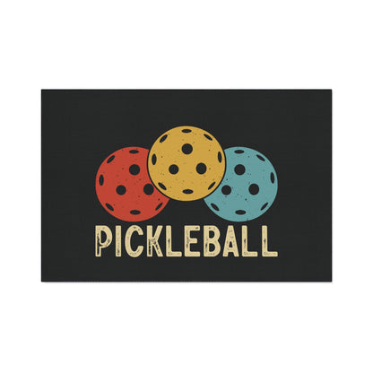 Pickleball Cool Heavy-duty Floor Mat - Trio Pickleball Retro