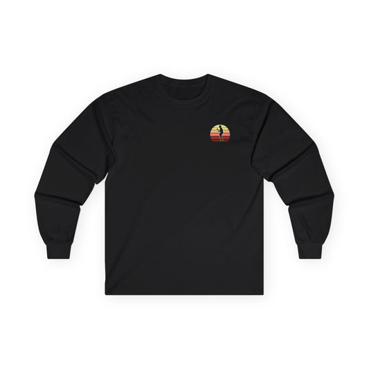 Men's Unique Pickleball Long Sleeves top - Great Minds Dink a Like Black