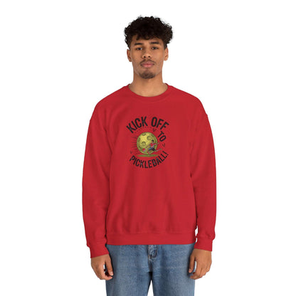 Men's Soft Pickleball Sweatshirt - Kick Off to Pickleball