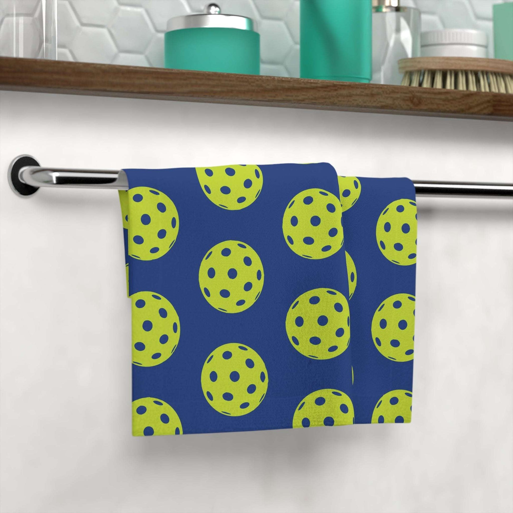 Pickleball Vibrant Face Towel - Pickleball Ball