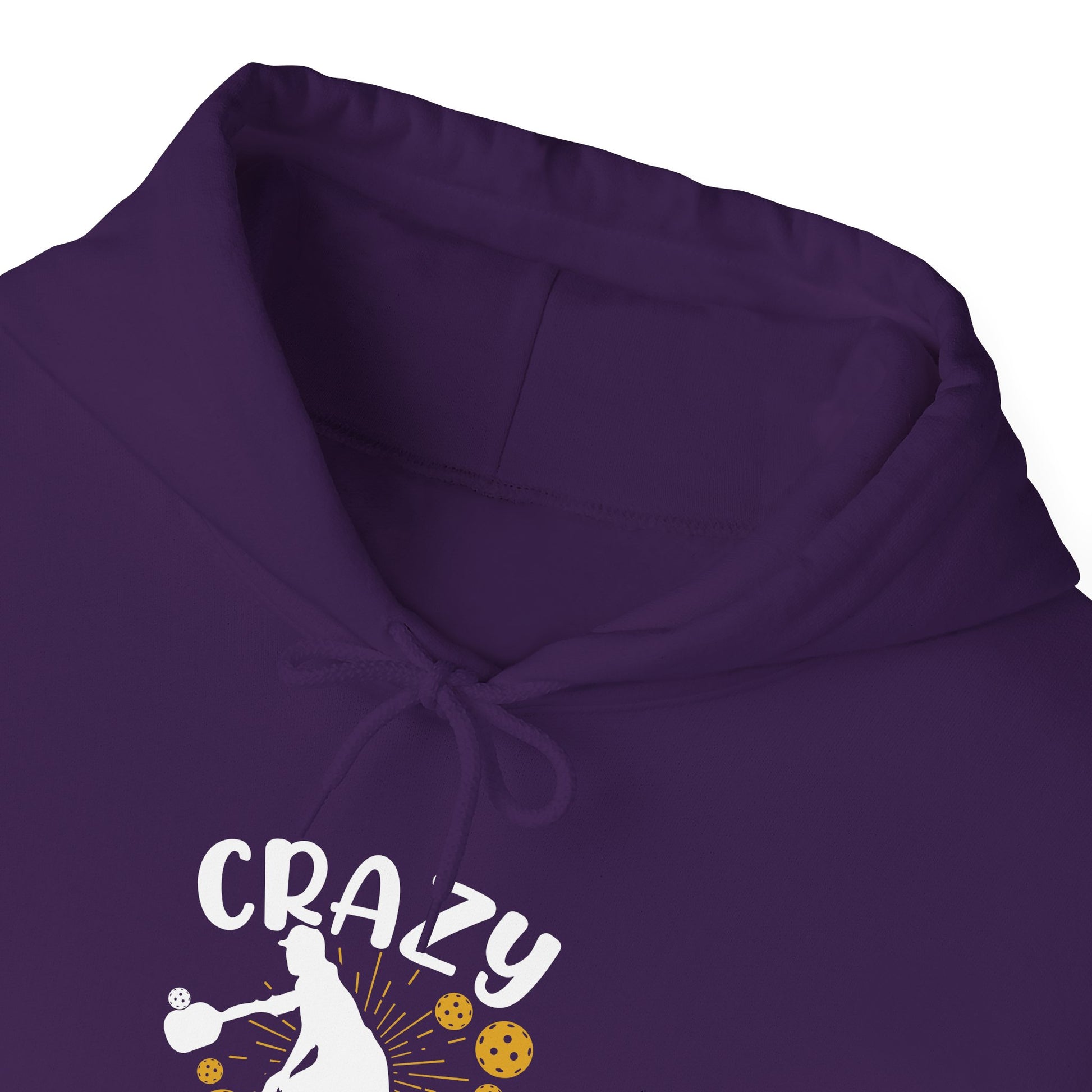 Women's Funny Pickleball Hoodie - Crazy Pickleball Girl