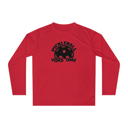 Women's Pickleball Long Sleeves top - Pickleball Vibes Only Red