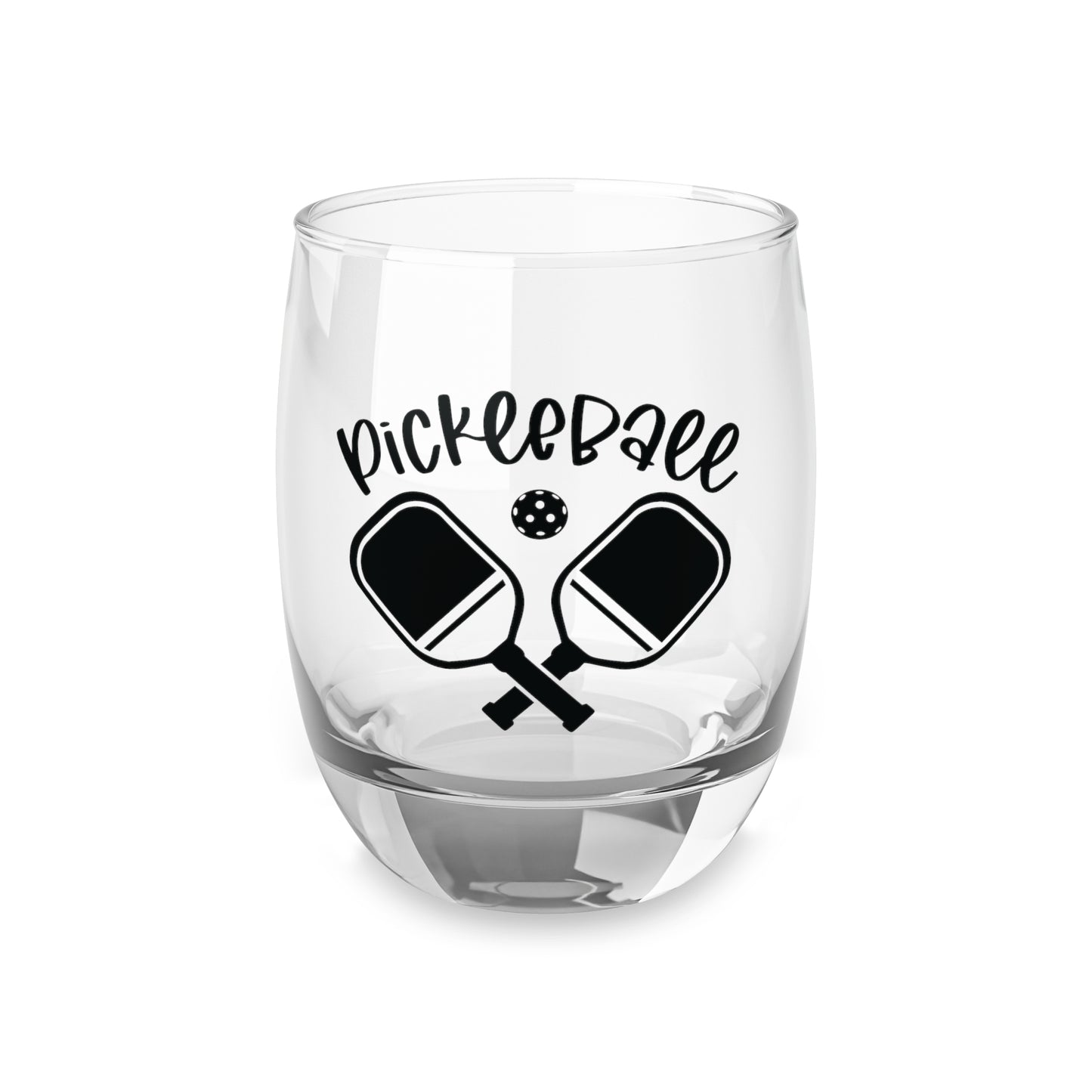 Pickleball Practical Whiskey Glass - Paddles and Ball 6oz