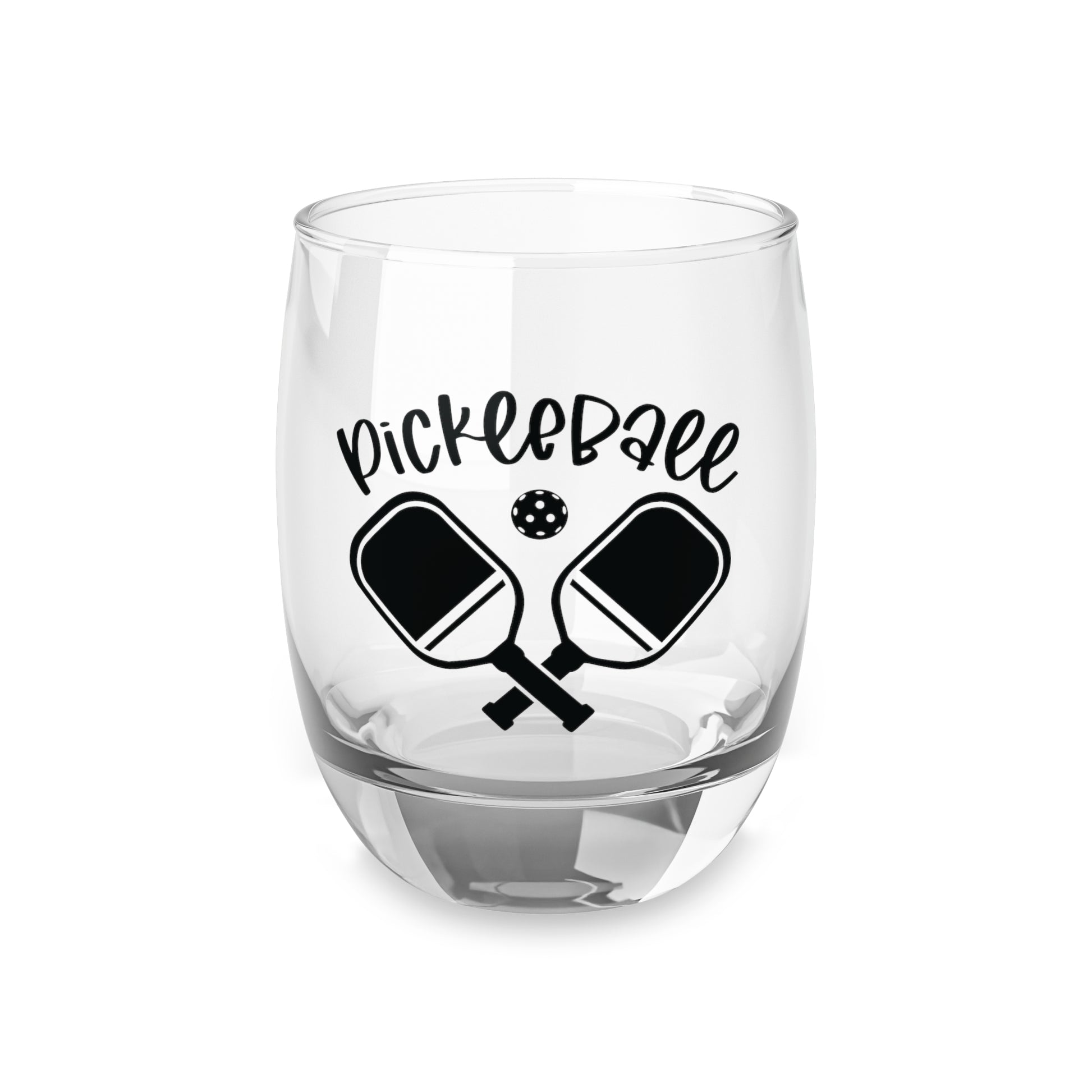 Pickleball Practical Whiskey Glass - Paddles and Ball 6oz