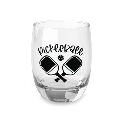 Pickleball Practical Whiskey Glass - Paddles and Ball 6oz