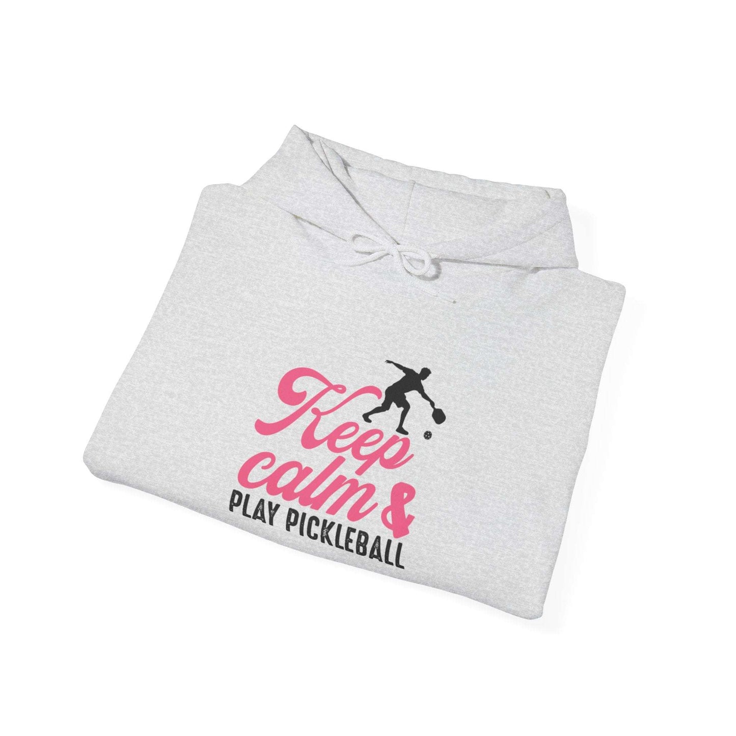Women's Cute Pickleball Hoodie - Keep Calm & Play Pickleball