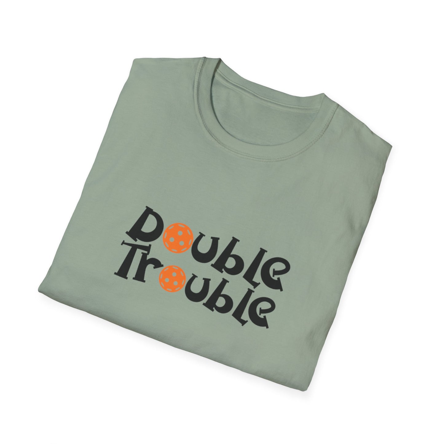 Women's Funny Pickleball T-shirt - Double Trouble