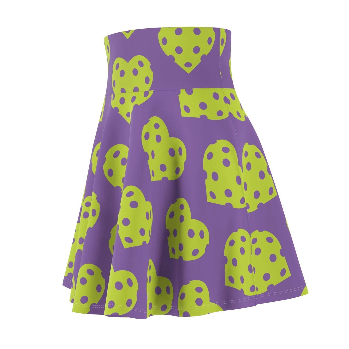 Women's Colorful Pickleball Skirt - Heart