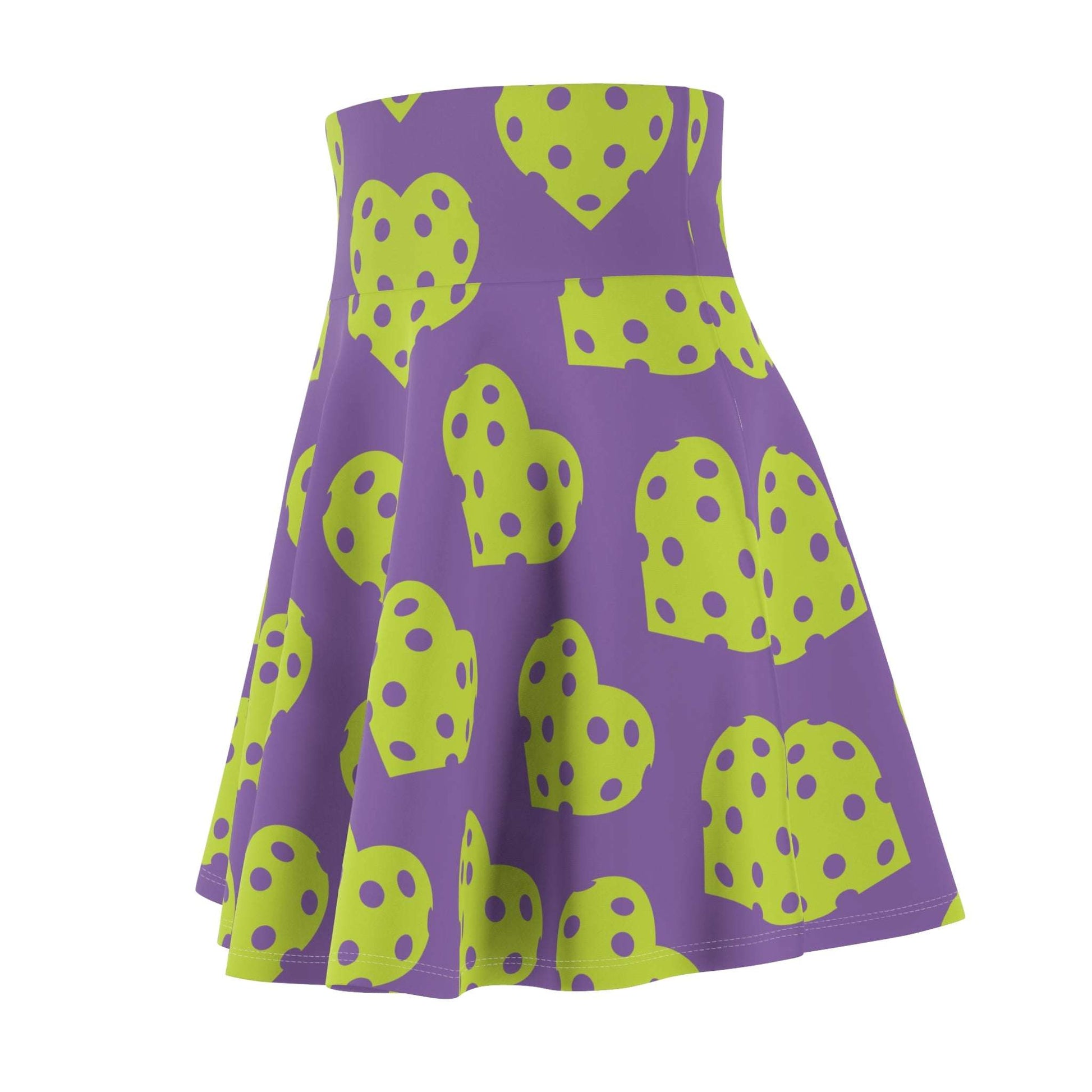 Women's Colorful Pickleball Skirt - Heart