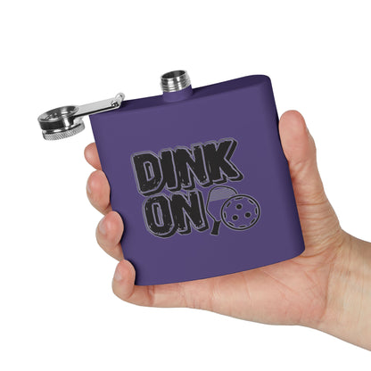 Pickleball Quirky Flask - Dink On