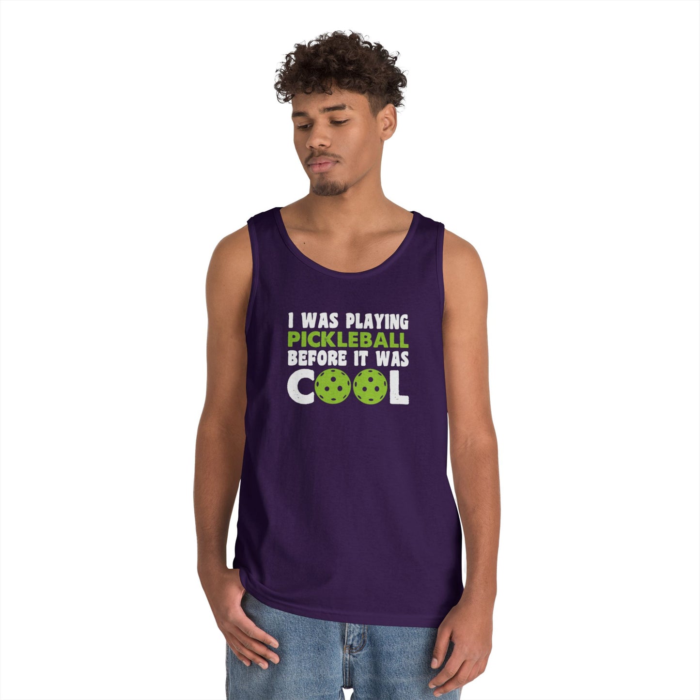 Men's Pickleball Tank Top - I Played Pickleball Before It Was Cool