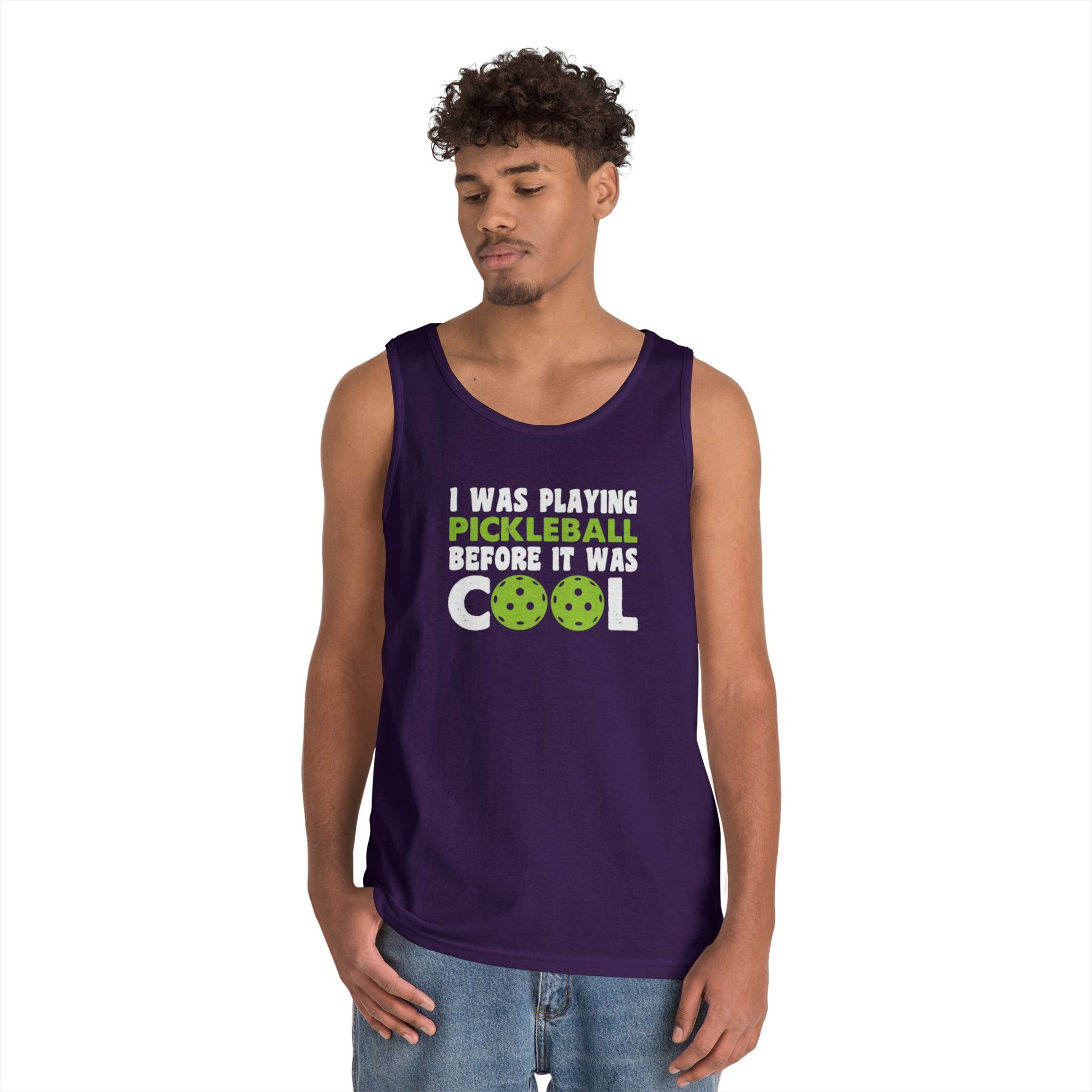 Men's Pickleball Tank Top - I Played Pickleball Before It Was Cool