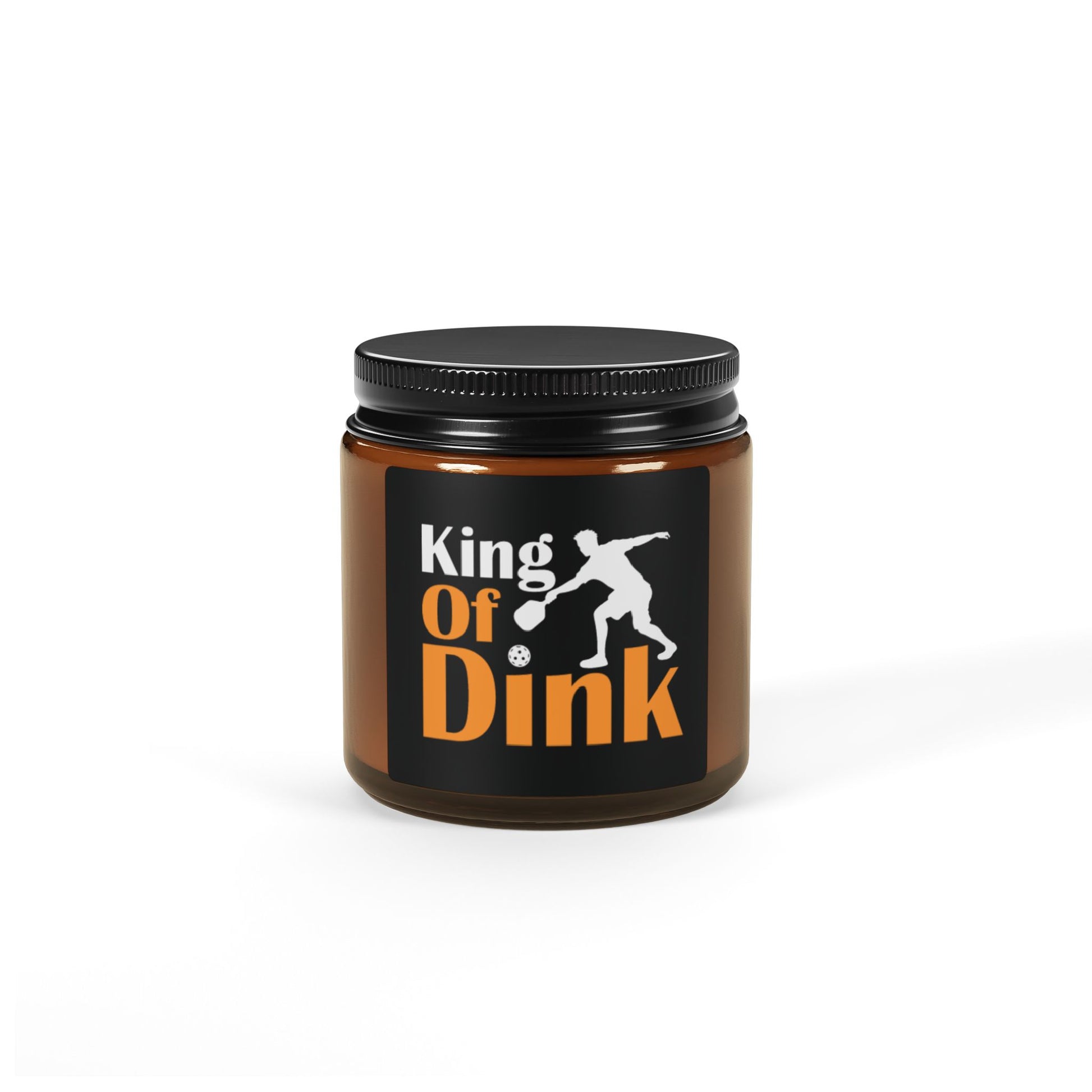 Pickleball Unique Candle - King of Dink Amber