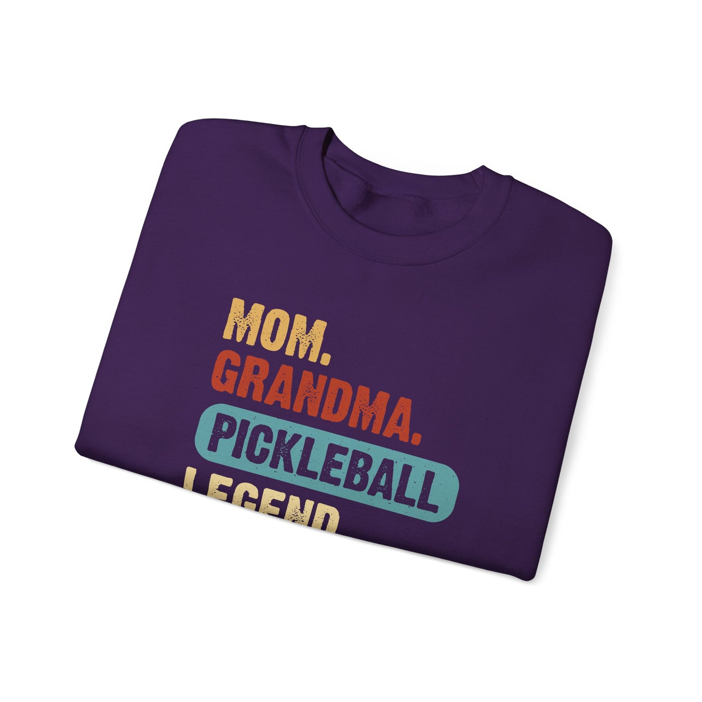 Women's Stylish Pickleball Sweatshirt - Mom Grandma Pickleball Legend