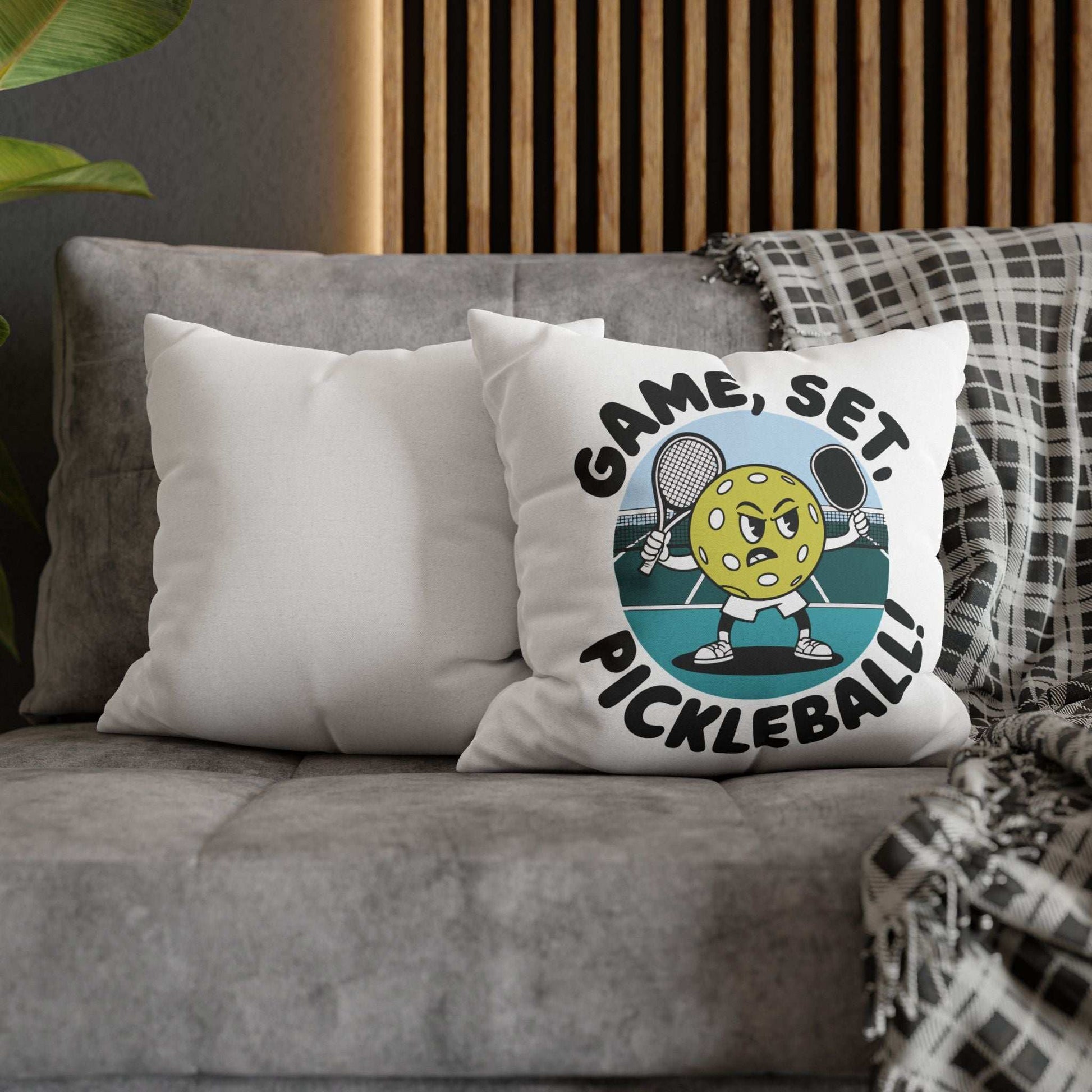 Pickleball Cute Pillowcase - Game, Set, Pickleball
