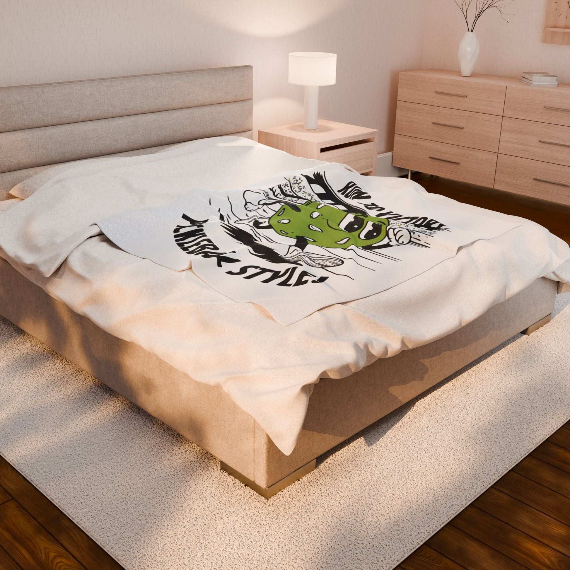 Pickleball Comfy Blanket - Run To Victory Pickleball Style