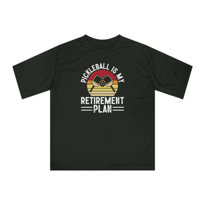 Men's Pickleball T-shirt - Pickleball Is My Retirement Plan Black