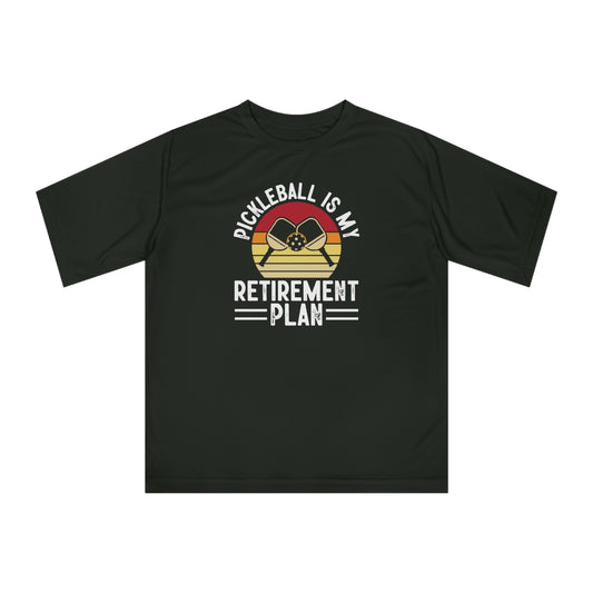 Men's Pickleball T-shirt - Pickleball Is My Retirement Plan Black