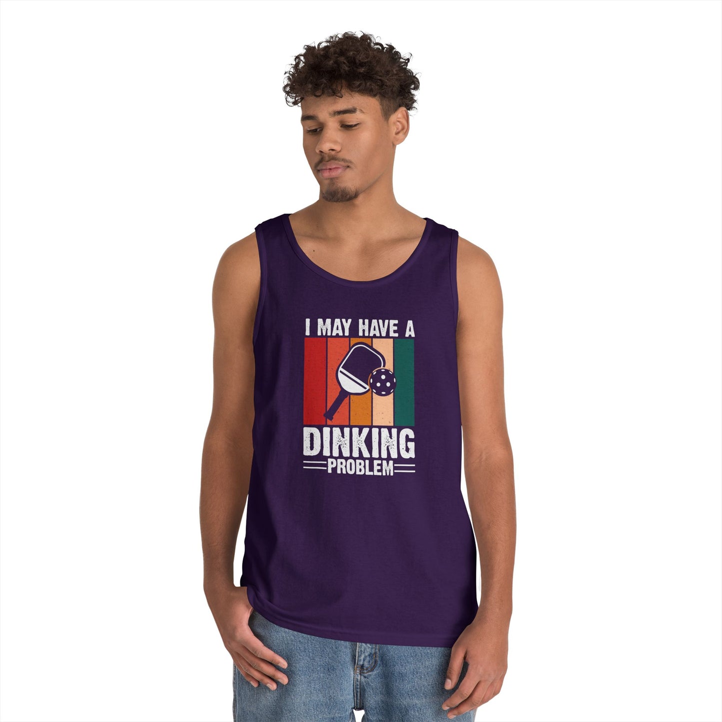 Men's Eye-Catching Pickleball Tank Top - I May Have a Dinking Problem
