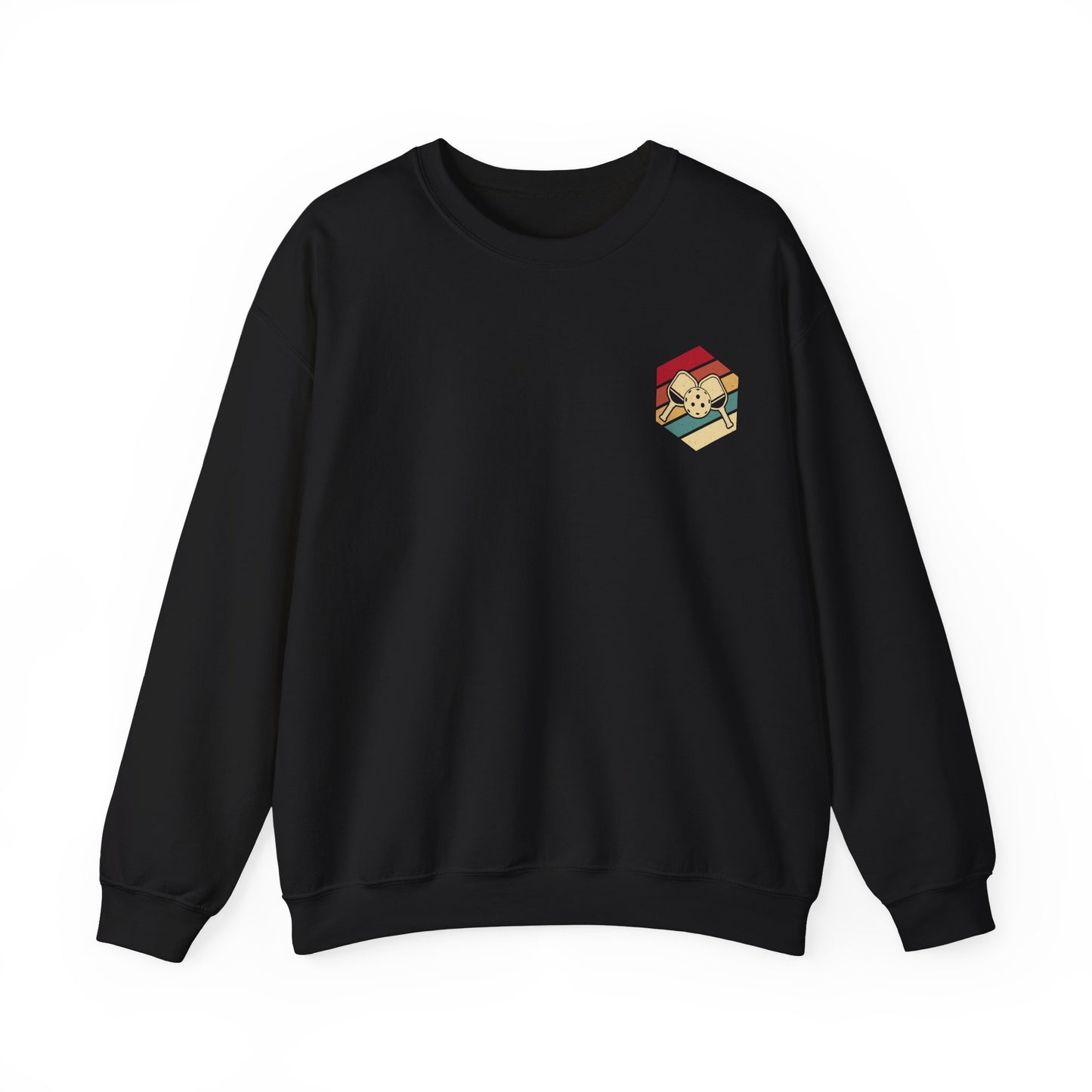 Women's Funny Pickleball Sweatshirt - Pickleball Yall Black