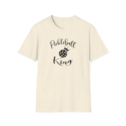 Men's Unique Pickleball T-shirt - Pickleball King Beige